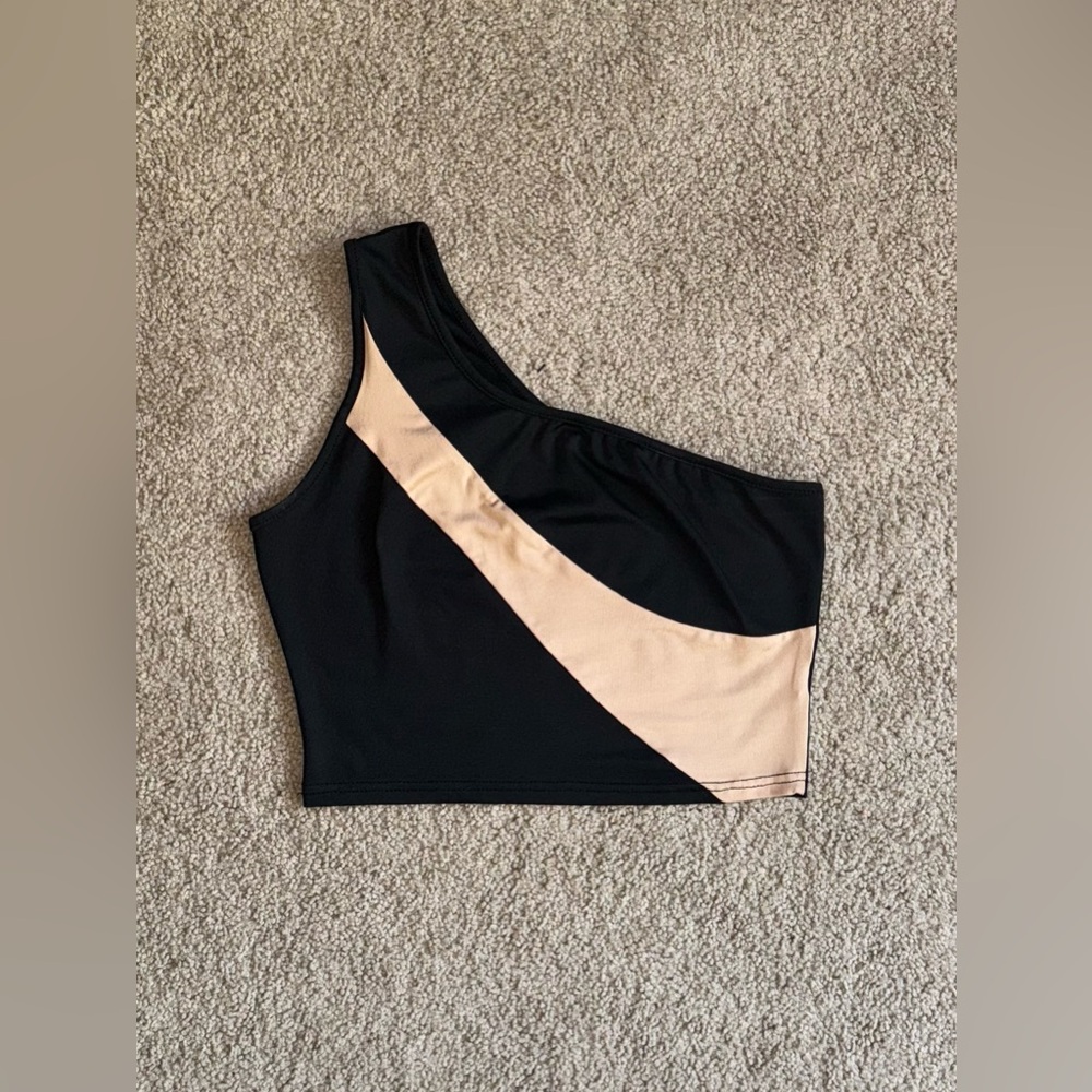 SHEIN - One Shoulder Crop Top - Size M